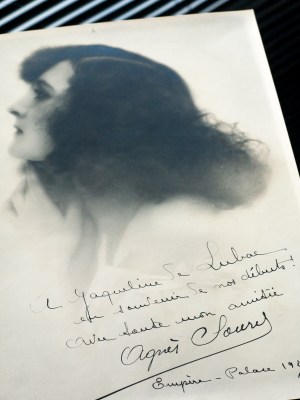 Agnes Souret 1927 Autographed Photo