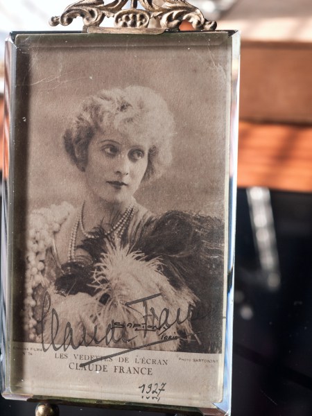 Cloude France 1927 Autographed Postcard