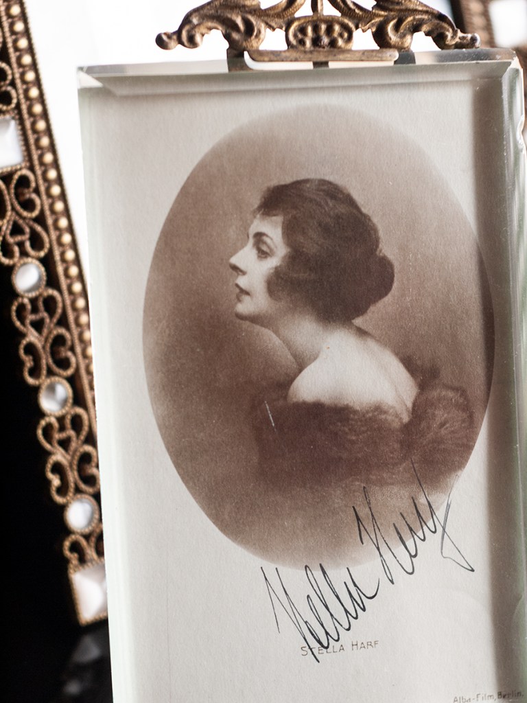 Stella Harf Autographed Postcard