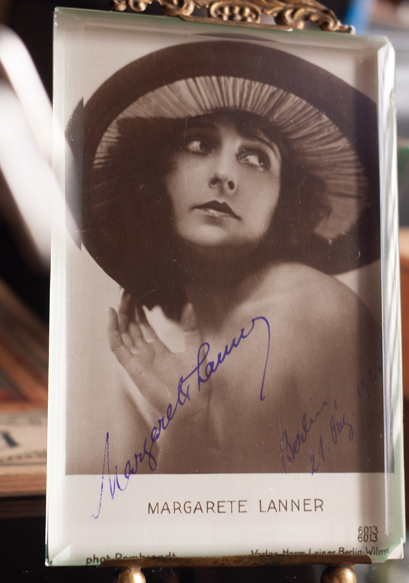 マルガレーテ・ランネル サイン入り絵葉書