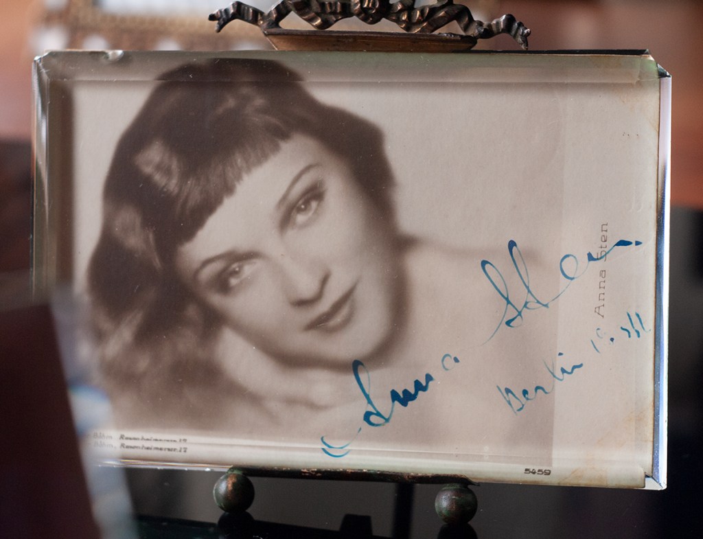 Anna Sten Autographed Postcard