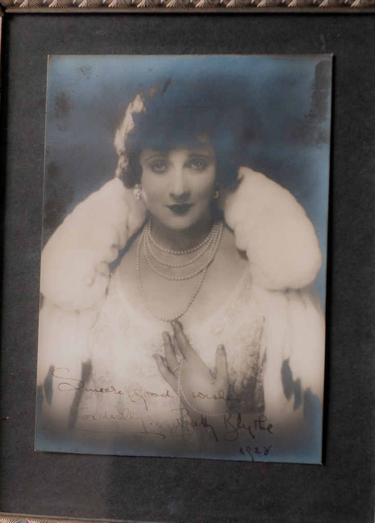 Betty Blythe 1928 Autographed Photo