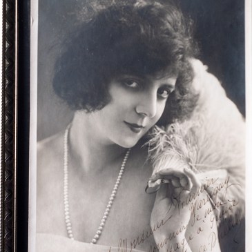 France Dhelia 1924 Inscribed Photo