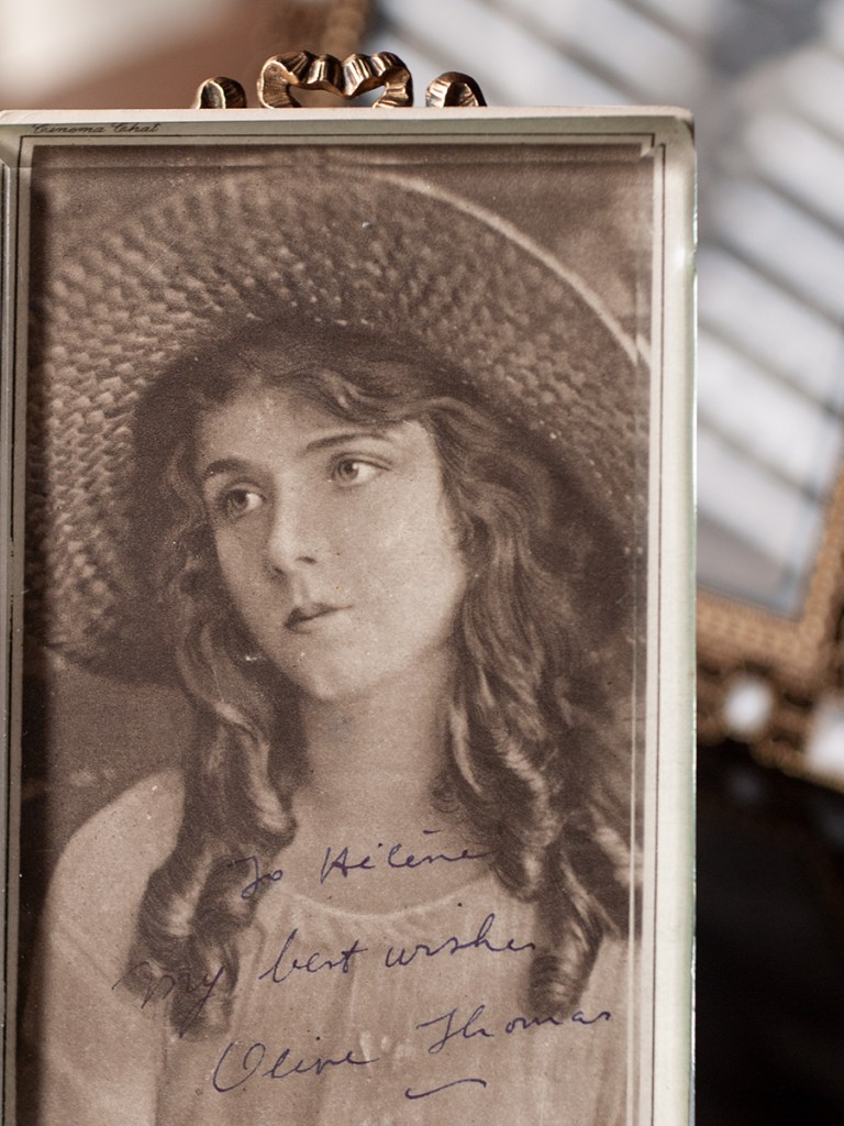 Olive Thomas Autographed Postcard