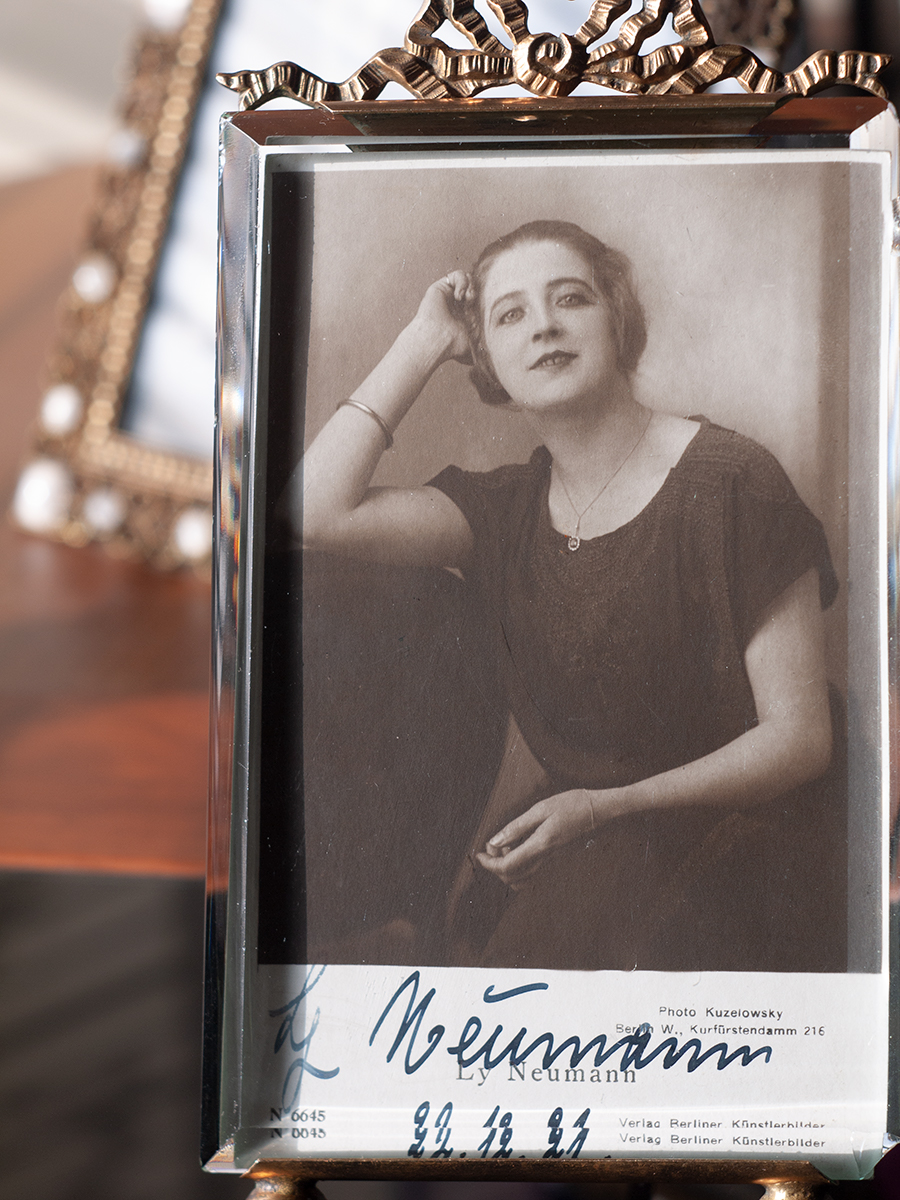 Ly Neumann 1921 Autographed Postcard