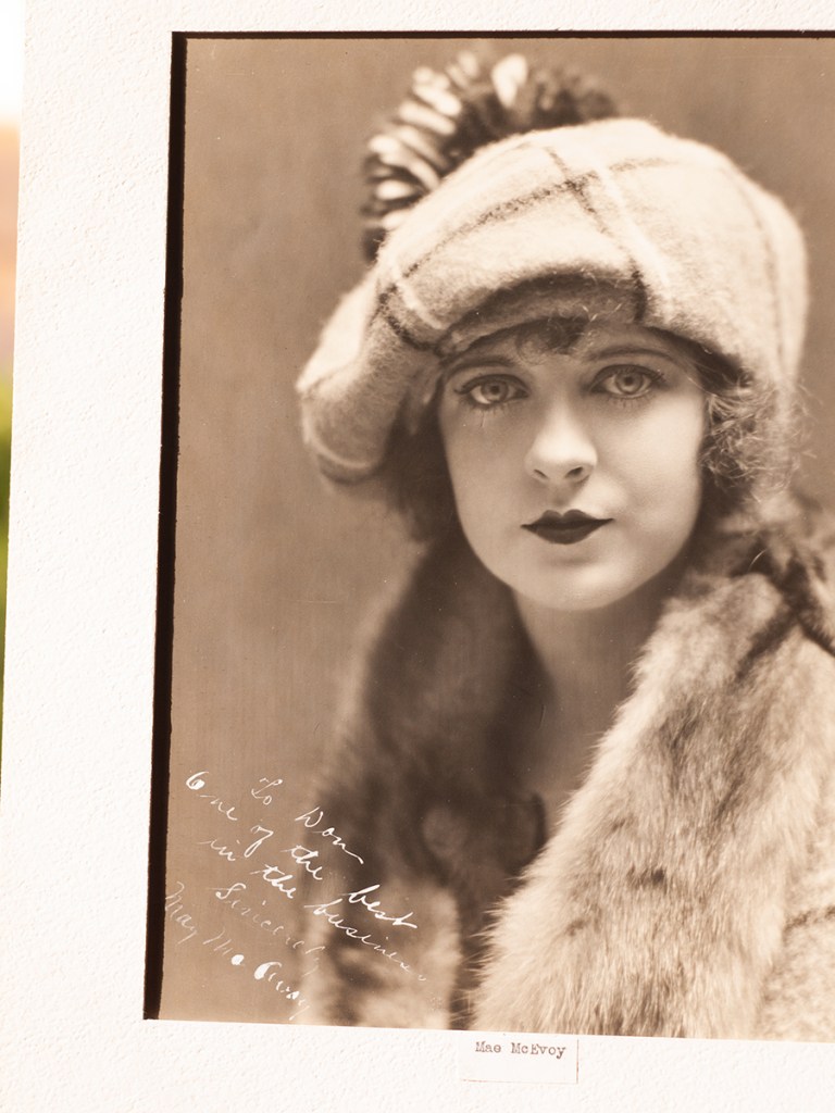 May Mcavoy Early 1920s Inscribed Photo