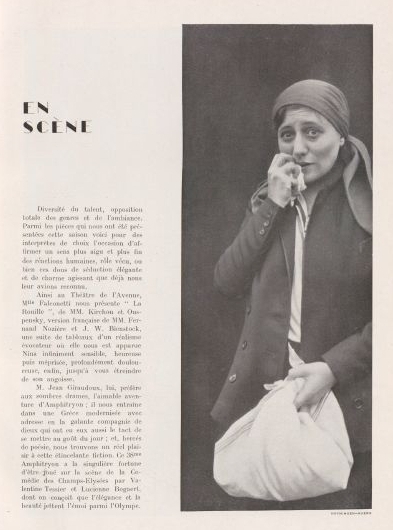 Falconetti in La Rouille (1929-30)