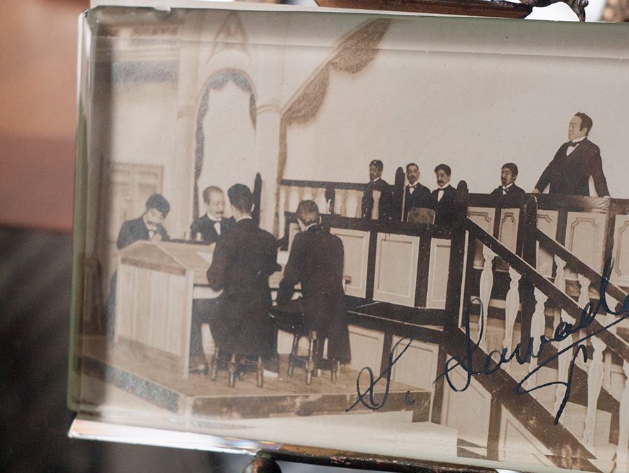 澤田正二郎 昭和二年のサイン絵葉書