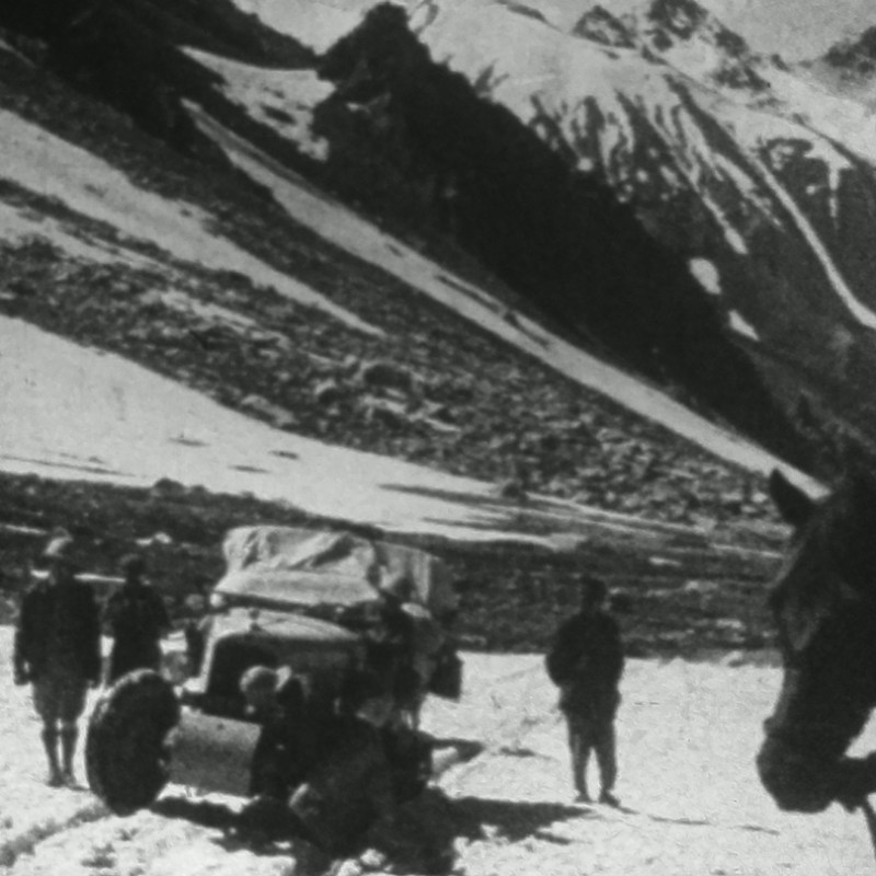 1934 – 9.5mm 『アジア大陸横断』第3リール 「ヒマラヤ越え」カシミール～新彊